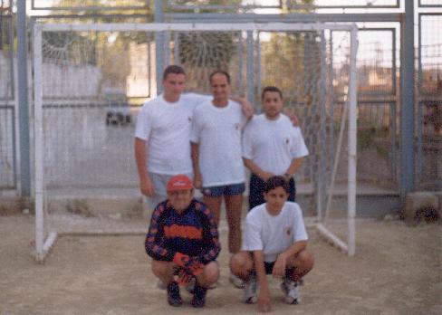 I primi 5 napolitani che hanno provato a dar vita una nazionale di calcio della Nazione Napolitana. (21 luglio 1998)